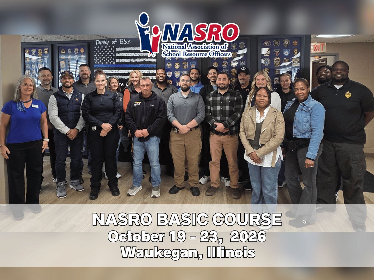 NASRO_Info's tweet photo. NASRO Instructor Kelly DeJonge teaching the NASRO Basic SRO Course in Waukegan, Illinois.

This course is hosted by the Waukegan Police Department. https://t.co/Vmfch7pL1X