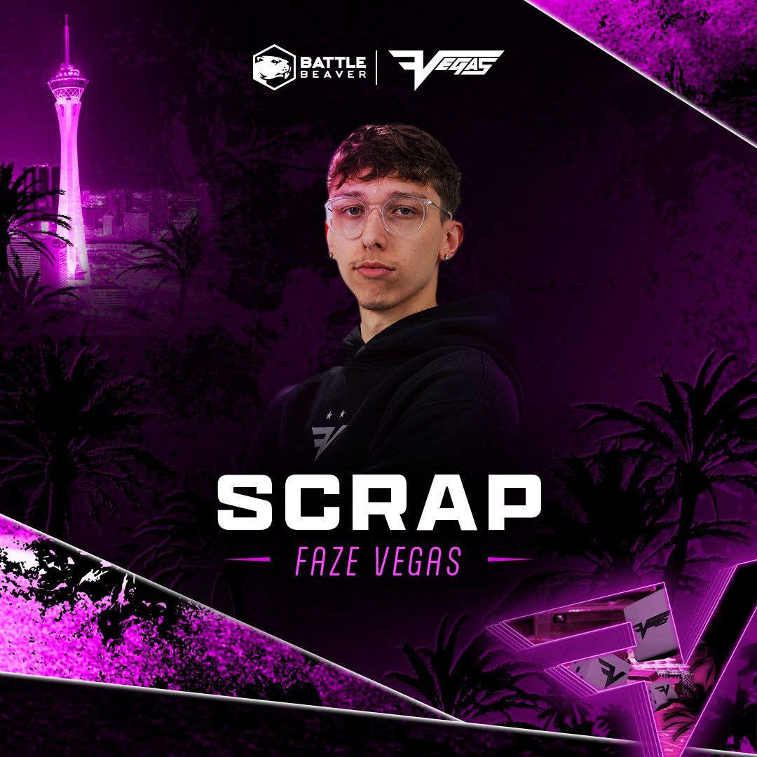BattleBeaver's tweet photo. The new 2027 @FaZe_Vegas roster!

@SimpXO 
@HyDrAnml 
@ScrappyNJ 
@allukaa7 

Proud to be the official controller sponsor for this new era! Use code FAZEVEGAS for 10% off. https://t.co/hPHttE4BeB