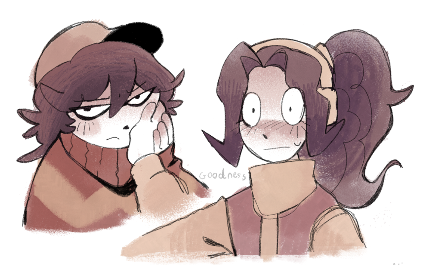 ThereMob's tweet photo. I think Roy would take a long while to actually recieve any physical affection from anybody who isn't the hatzgang #SpookyMonth https://t.co/nFclgGFWsE