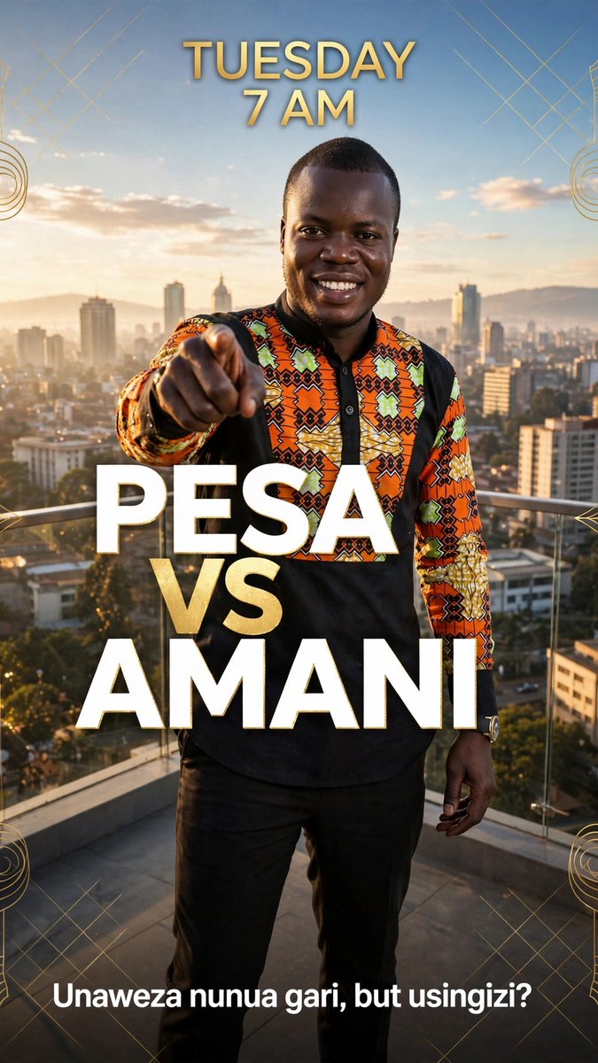 MosesLwande's tweet photo. PESA VS AMANI - Unaweza nunua gari, but usingizi? 💰

3 signs pesa inakutesa - comment yako?

Join WhatsApp: link in bio
https://t.co/qpGP63YcK5

#pesavsamani #tuesday #maishanikupanga #kenyantiktok #fyp #moseslwande https://t.co/dxoeBZbNUN