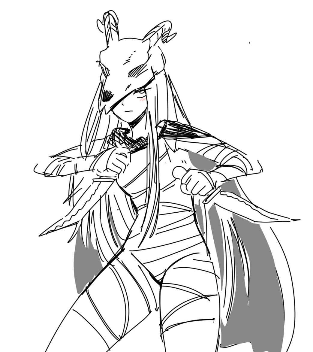 JayteeSketch's tweet photo. the silent sketch #slaythespire https://t.co/LJRRW1lgJv
