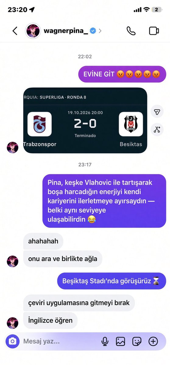 tserdarsx's tweet photo. Wagner Pina kudurtmaya devam ediyor https://t.co/hb8c91Mb2A