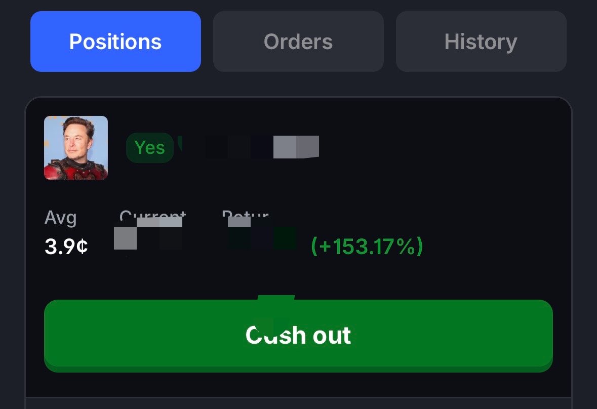 PolyProphee's tweet photo. I am profitable enough 

Either Elon tweet markets

Trump markets 

Lmao I’m just lazy to drop pnls 

Guess the brackets I am holding? https://t.co/a795ph4NTh