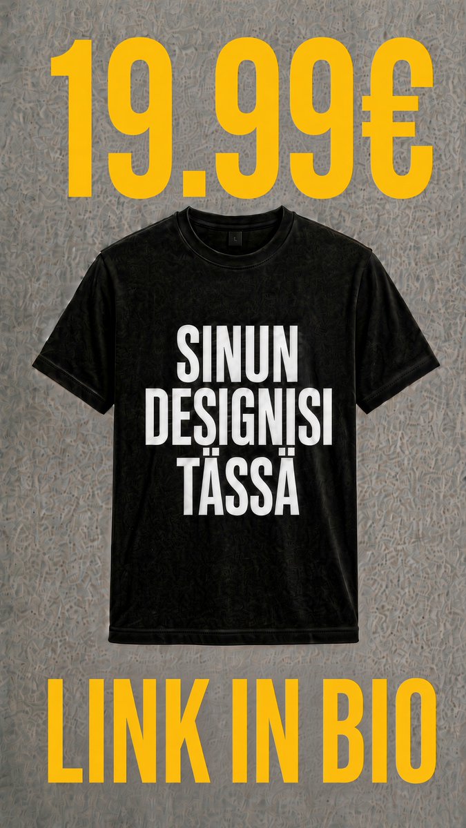 TESTOSOCCER's tweet photo. T-paita omalla kuvalla nopeasti tai T-paita omalla tekstillä – löydä sopiva vaihtoehto tarpeisiisi. Tutustu T-paidan painatuksen hintoihin, kokeile T-paidan painatusta itse ja löydä T-paitojen painatuspalvelut Helsingissä.
Suunnittele omat vaatteesi painatuksella, tilaa miesten https://t.co/6QX2VeJVKe