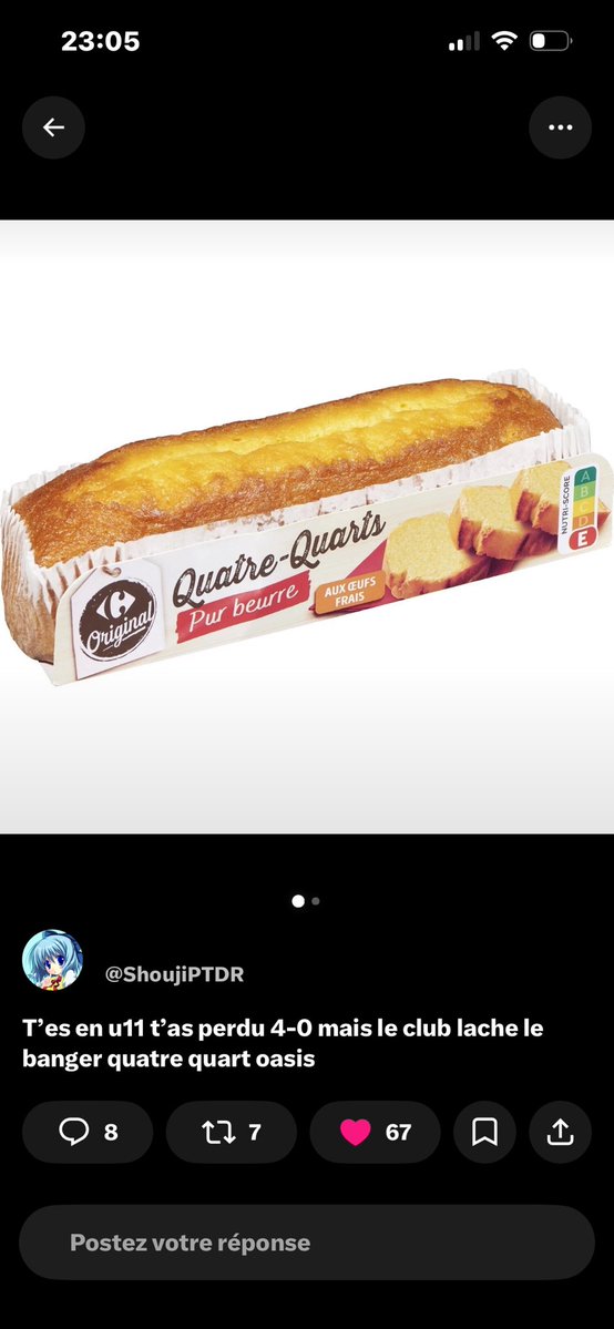 3arbiPhilosophe's tweet photo. T’es en u11 t’as perdu 4-0 mais le club lache le banger quatre quart oasis https://t.co/9Td0RXyBrS