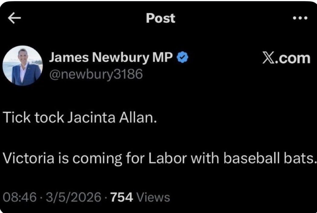 Commoncents21's tweet photo. I’m hoping Jess Wilson MP fronts the media today and apologises to Victorians for this atrocious behaviour by the Shadow Police Minister and the Shadow Attorney-General against former Premier Jacinta Allan.

In light of the evil act perpetrated against Dr Helen Haines yesterday. https://t.co/QqNEfOCtYY