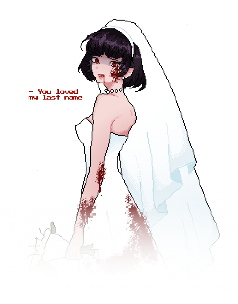 Dethisedxmb's tweet photo. - You should have told me you were alive.
- Why.
- Because I loved you.
- You didn't love me you loved my last name.
- I don't know if that's true.

#mina #pocket #deadlock #fanart #art https://t.co/rmHBtsFsKU