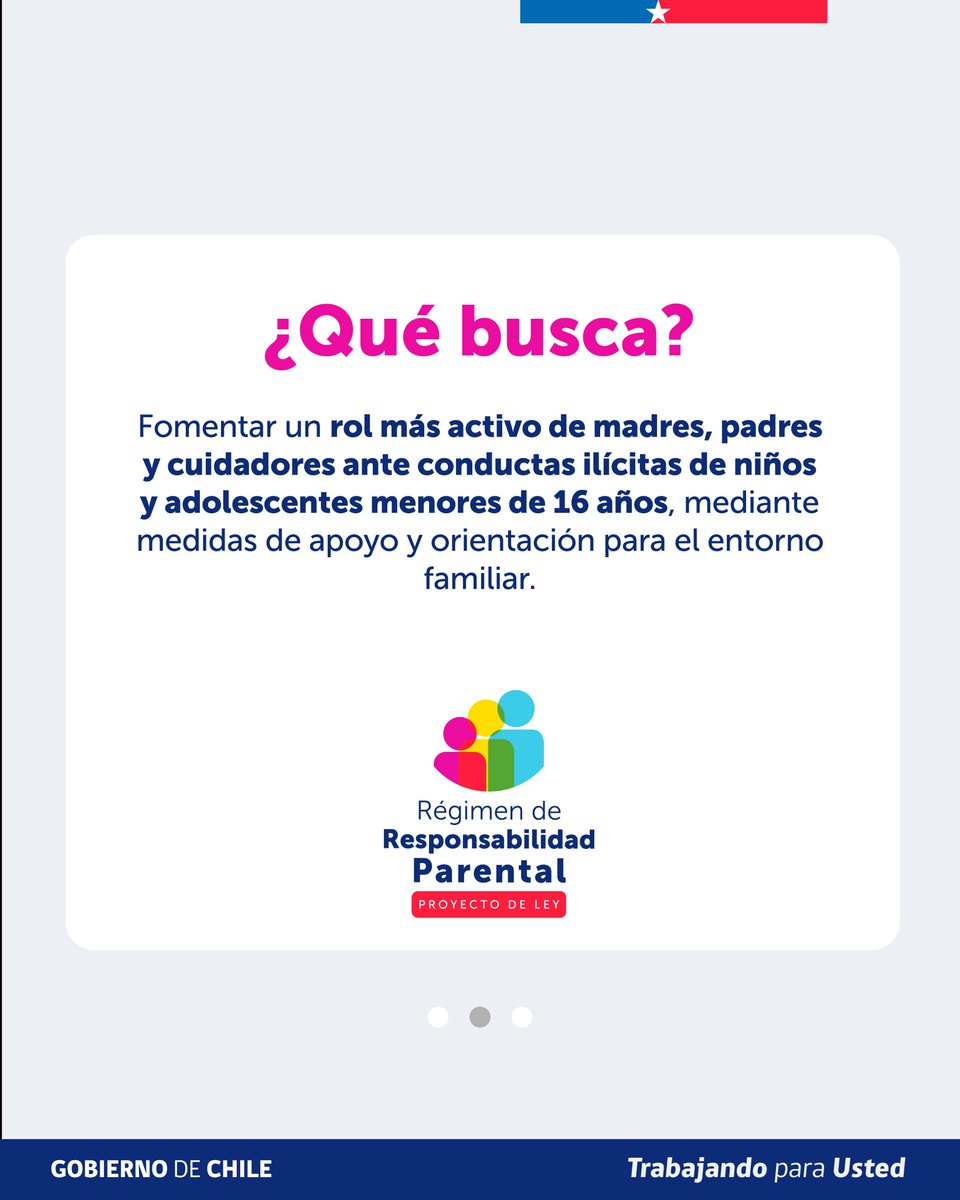 MinjuDDHH's tweet photo. 🏛️ Responsabilidad Parental avanza en el #Congreso 

La Cámara de Diputados aprobó en particular y despachó a Sala el proyecto de ley de Responsabilidad Parental, iniciativa que busca fortalecer el rol de madres y padres en el cuidado, orientación y supervisión de sus hijos, promoviendo herramientas de intervención temprana y apoyo familiar para prevenir conductas de mayor gravedad.