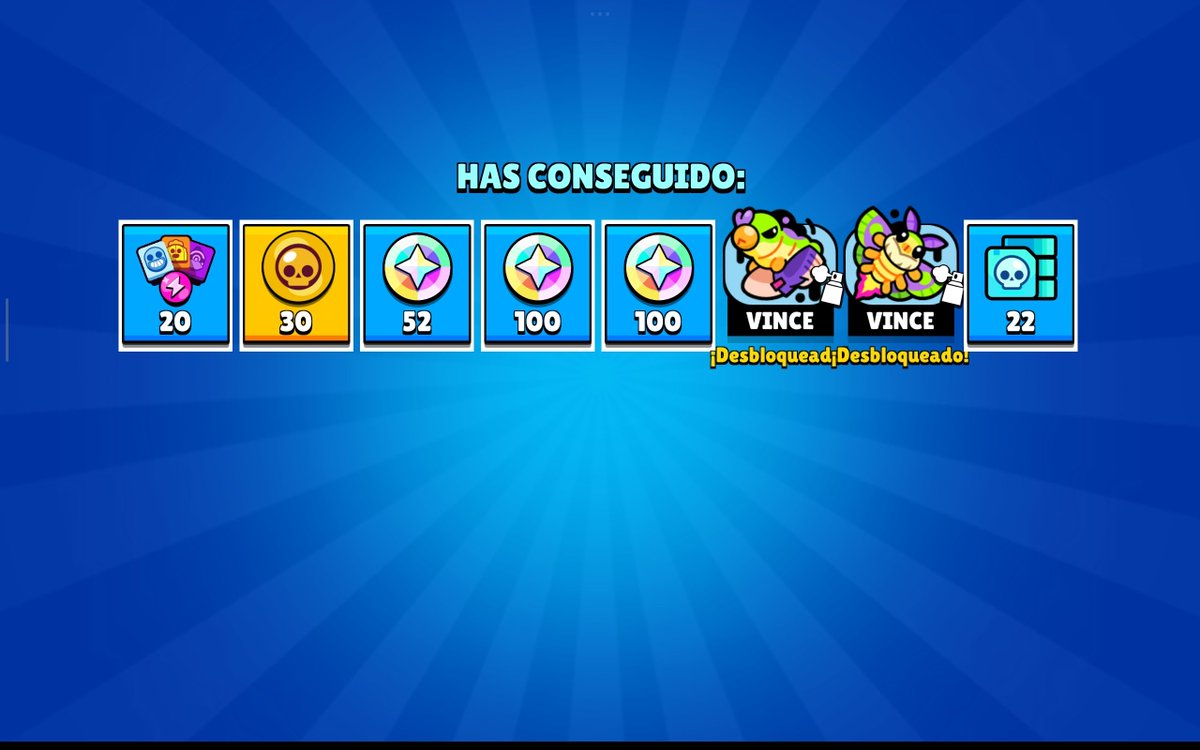 darkinghell1's tweet photo. Yo viendo como a todos les sale Vince

pero tomenla puyeyines, yo les gane los cosméticos 😼 (no me sale el brawler.... 💔) https://t.co/48Kz6a4grS