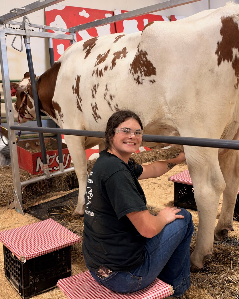 NCStateCALS's tweet photo. NC State 🤝 N.C. State Fair. 🎡🙂‍↕️ https://t.co/3rIew9QkWV