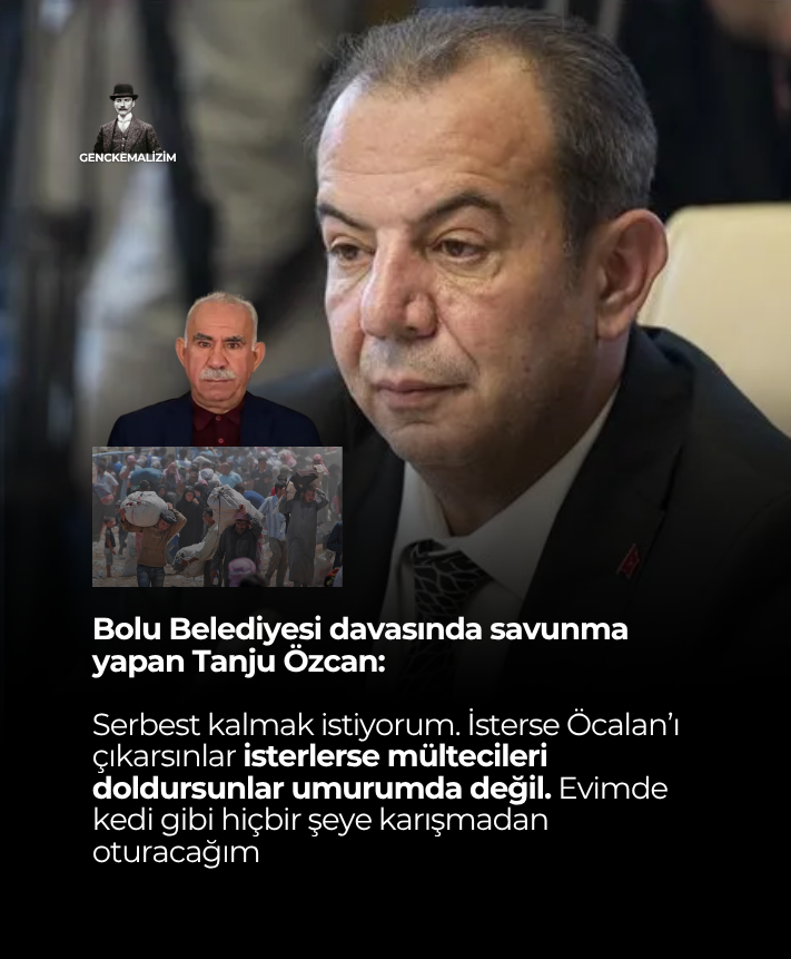 fenerbahceprag's tweet photo. Bolu Belediyesi davasında savunma yapan Tanju Özcan:

Serbest kalmak istiyorum. 
Oğluma kız istemek istiyorum. 
Suya sabuna dokunmadan evde kedi gibi oturacağım.  İsterse Öcalan’ı çıkarsınlar isterlerse mültecileri doldursunlar umurumda değil. 
Evimde kedi gibi hiçbir şeye karışmadan oturacağım