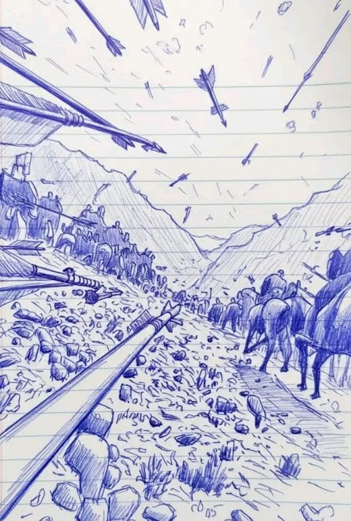 gallart_01's tweet photo. The last thing I saw during the war in 1547 was an arrow in my neck 🤧

Simple BALLPOINT PEN Art for beginners.
#art #gallart https://t.co/ZH7CcGib2S