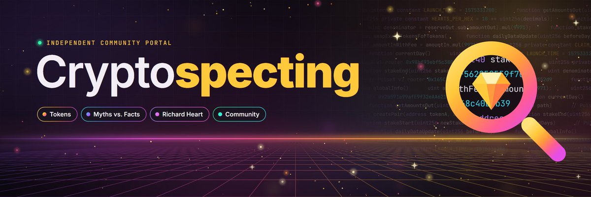 Cryptospecting's tweet photo. In response to the RH situation, I launched

https://t.co/PxG93BBdYA 

covering the RH ecosystem 

while Richard is now Satoshi-level quiet. https://t.co/OX8cY6EN2Q
