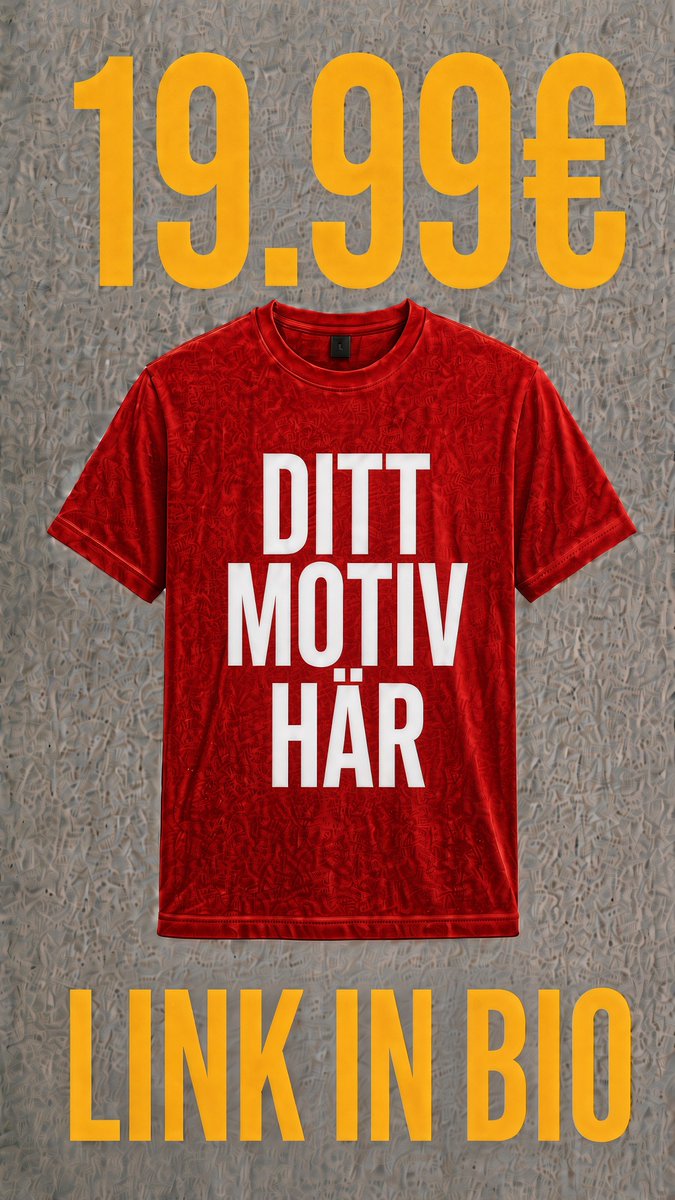 TESTOSOCCER's tweet photo. Tryck på textiler snabb leverans. Kan hämta i butiken.
T-shirt eget tryck bra kvalitet
Trycka T-shirt billigt
Tryck på T-shirt Clas Ohlson
Eget tryck t-shirt snabb leverans
T-shirt med eget tryck Sverige
T-shirt med eget tryck Dam https://t.co/bzrz65MzdC