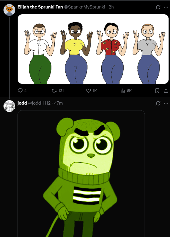 FunkletonJazz's tweet photo. i found this account whose only means of communication is straight green MaxDesignPro https://t.co/2w4OamVLlN