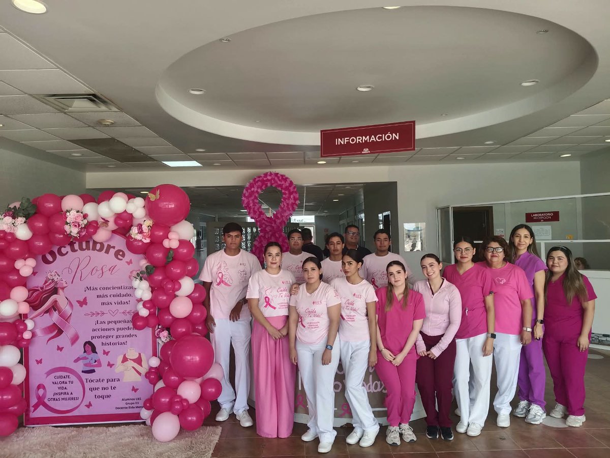 IssstesonGob's tweet photo. 🎀 Con el apoyo de becarios en Navojoa, #ISSSTESON ✅ desarrolla acciones encaminadas en la promoción del combate del Cáncer de Mama y del Cuello Uterino entre la población derechohabiente, generando confianza y brindando apoyo en la lucha 🥊
#JuntasYJuntosContraElCáncer 🙌🏻 https://t.co/vQiIALPZti