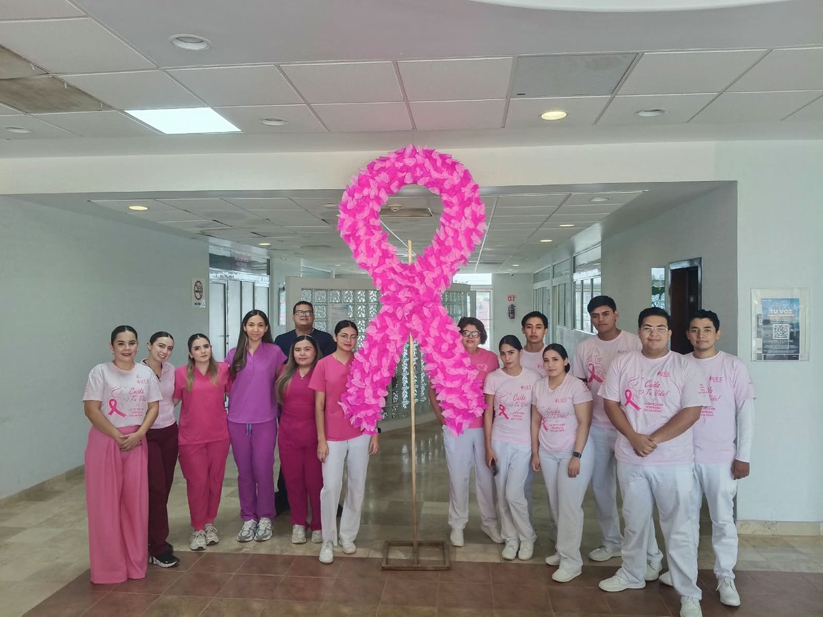 IssstesonGob's tweet photo. 🎀 Con el apoyo de becarios en Navojoa, #ISSSTESON ✅ desarrolla acciones encaminadas en la promoción del combate del Cáncer de Mama y del Cuello Uterino entre la población derechohabiente, generando confianza y brindando apoyo en la lucha 🥊
#JuntasYJuntosContraElCáncer 🙌🏻 https://t.co/vQiIALPZti