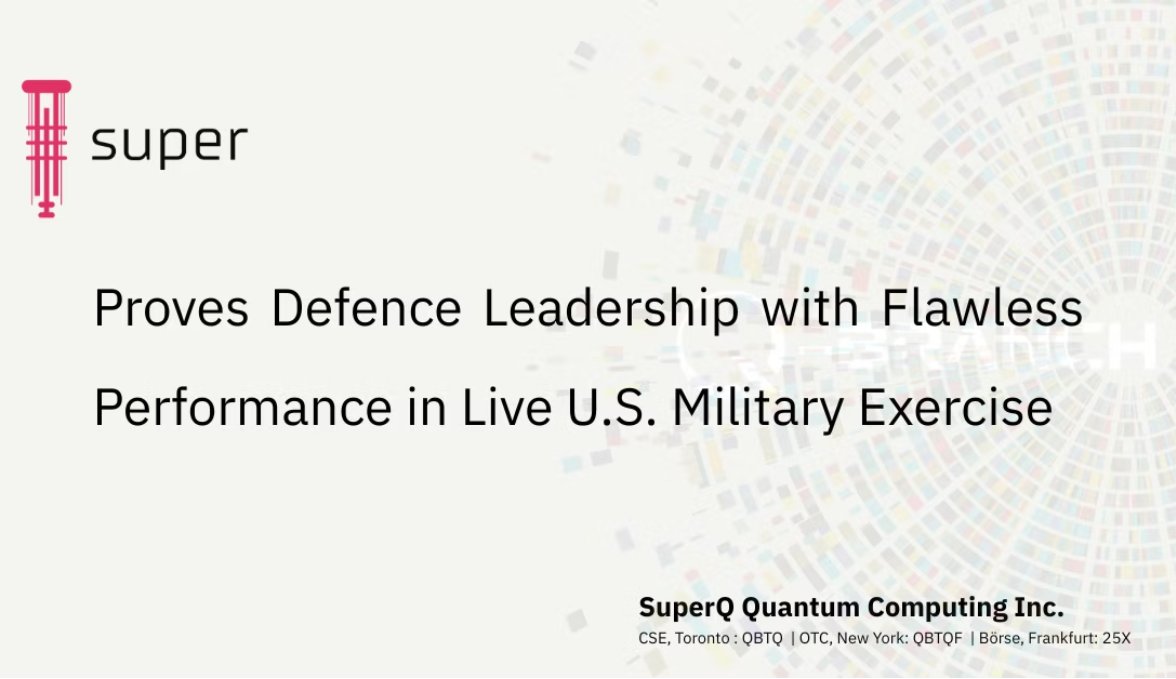 TouchdownStocks's tweet photo. $QBTQ.CN $QBTQF $25X Proves Defence Leadership with Flawless Performance in Live U.S. Military Exercise https://t.co/fpeVJdm2Ti #stocks #defense #leadership #technology https://t.co/lK2SXOUVr4