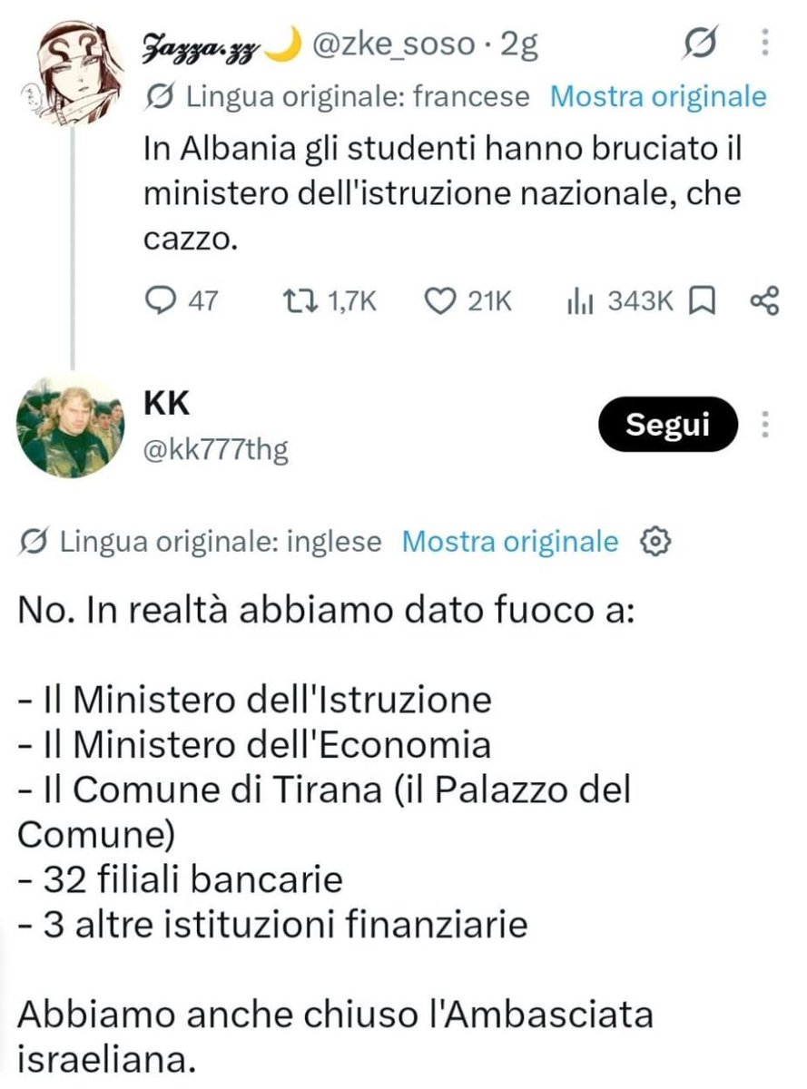 LaSambruna's tweet photo. Minchia, l’Albania 🔥🔥🔥🔥🔥🔥

[Non m’interessa, io ci voglio credere👊] https://t.co/E37eEg7Ml9