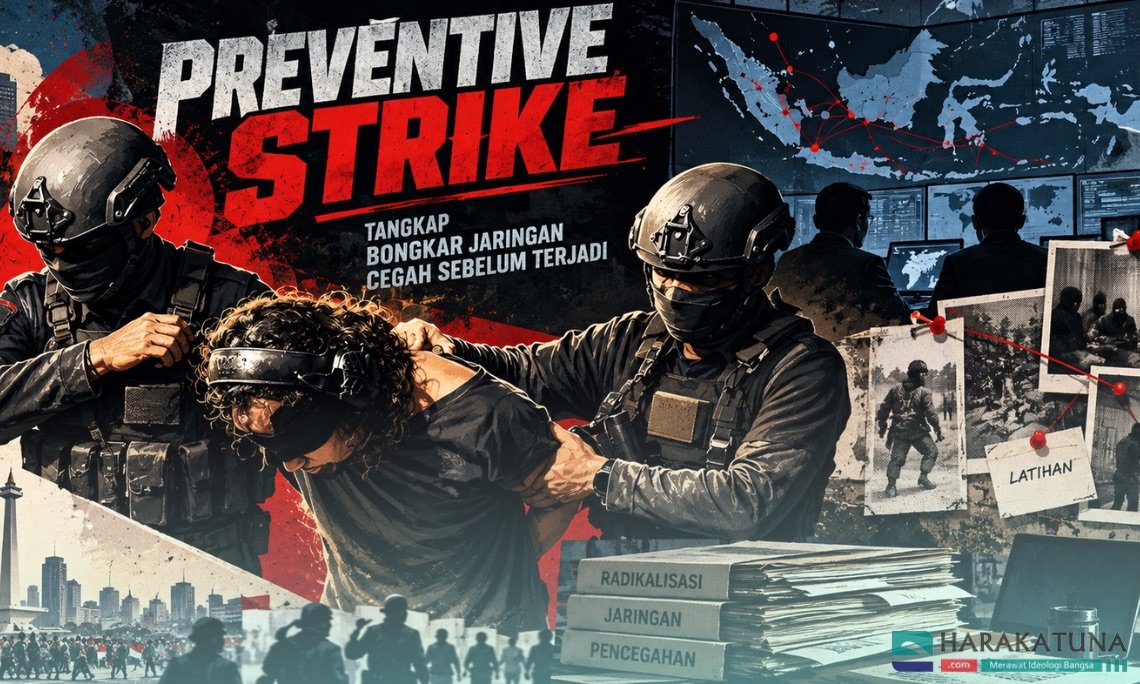 harakatuna's tweet photo. Preventive Strike: Strategi Densus 88 Mematahkan Sel Teroris sebelum Aksi Teror

https://t.co/2TgAkH3d0M https://t.co/3hPqSKsZ0k