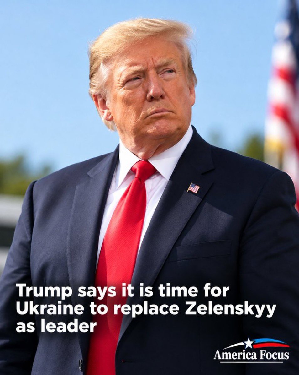 rositapill's tweet photo. 🇺🇲 Trump says it’s time for Ukraine to replace Zelenskyy as leader. 🇺🇦

 Do you agree?

A) Yes 🟢 
B) No 🔴 https://t.co/rT1KdaQoBL
