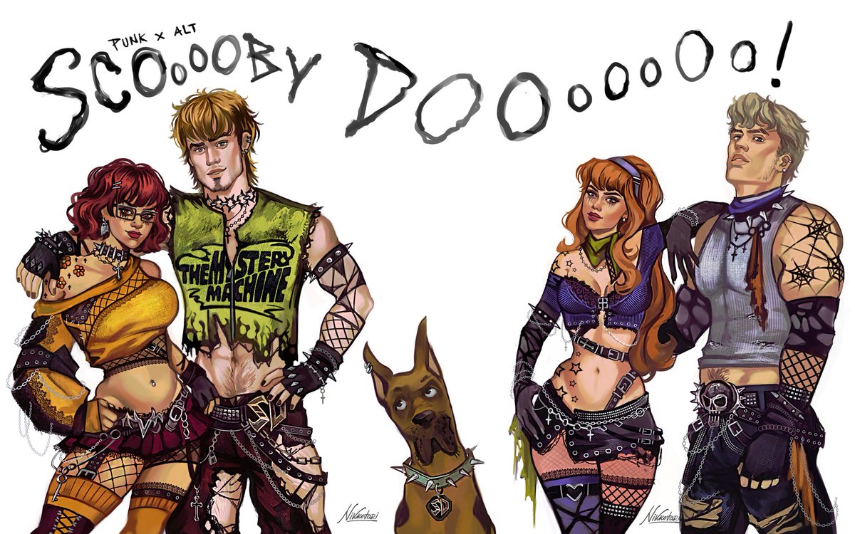 nikkotari's tweet photo. Punk x Alt ScOoOby DoOoooo!!! 🕸️ https://t.co/WPRnUBwMfL
