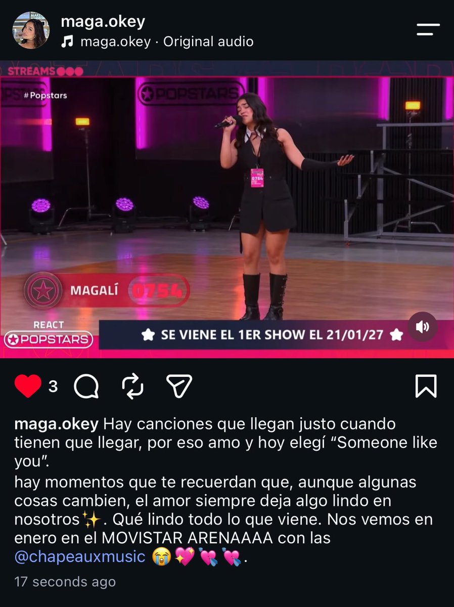 pretty666333's tweet photo. magalí confirmó sin querer que es parte de la banda? LAM

#popstars https://t.co/hHlROLUDYt