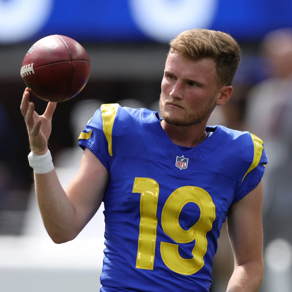 BuiltForLA's tweet photo. Latest Rams injury news:

Kobie Turner: Transferred to IR (Groin)

Davante Adams: Out 6-10 weeks (Hamstring)

Poona Ford: Out For Season (Triceps)

Blake Grupe: Out For Season (ACL)

It’s the 2022 season all over again. https://t.co/77hV5v41Ni