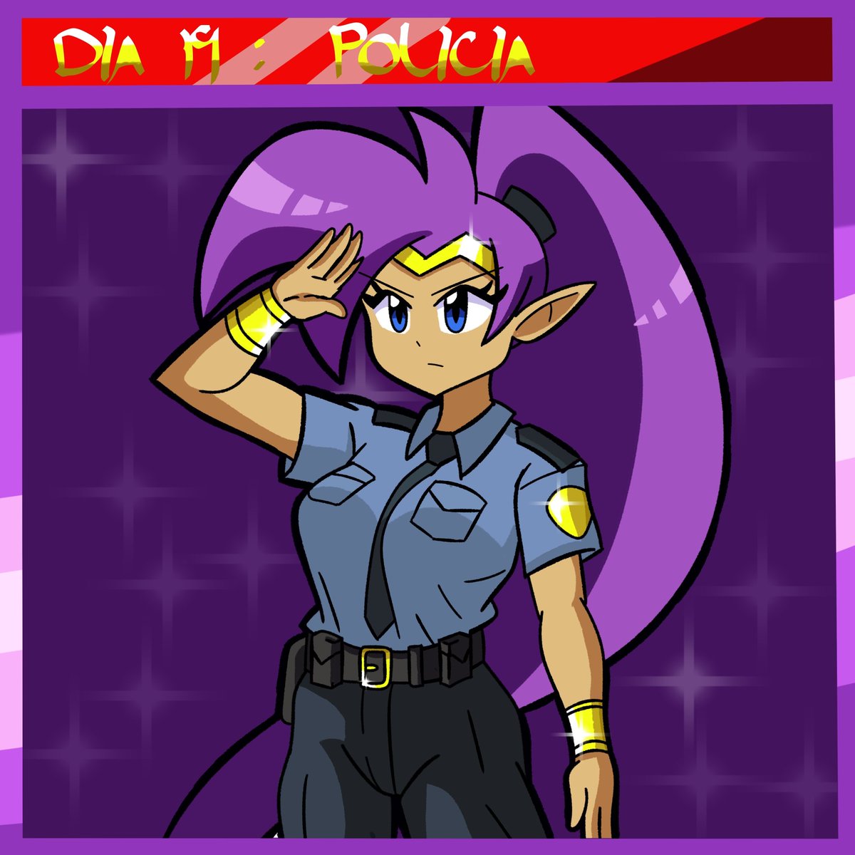 Dorindraw05's tweet photo. DÍA 19 : POLICÍA 

#draw #Inktober #shantae #drawingㅤㅤ https://t.co/0XOYtbmXdQ