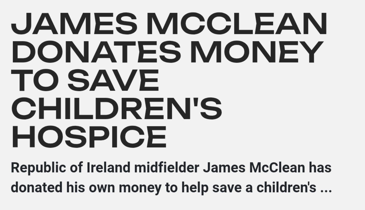 GAHargan's tweet photo. I don't agree with the comments made by James McClean but this post from his wife provides some context.

That's important before a reflex response defending mental health awareness manifests as lashing out at someone else — McClean in this instance.

The stigma around mental health really needs to be tackled.  Progress has been made over the decades but nowhere near enough.  Just look at the pitiful investment in mental health from Stormont.

The North has more inter-generational trauma than many other places due to our violent history — not just the Troubles. It can be passed down through families; through learned behaviour.

Derry, as the most deprived area on these islands, faces much higher levels of poor mental health because deprivation and poor mental health go hand-in-hand.  Creggan, where McClean is from, has high levels of deprivation.  James should be sensitive to those issues but that doesn't mean he deserves to be attacked. 

James, from what I've heard/read over the years, has done plenty of charitable work.  Helped those in need.

James made an ill-advised remark that feeds the very stigma about speaking out: that seeking help is a weakness.

It is not weak. It can and does save lives. 

That stigma needs to be smashed. Those with high profiles can make a real difference.

If he was to use this as an opportunity to educate himself more on these issues and to shine a light on the need for far greater investment in mental health services, then a negative could very quickly be turned into a positive.