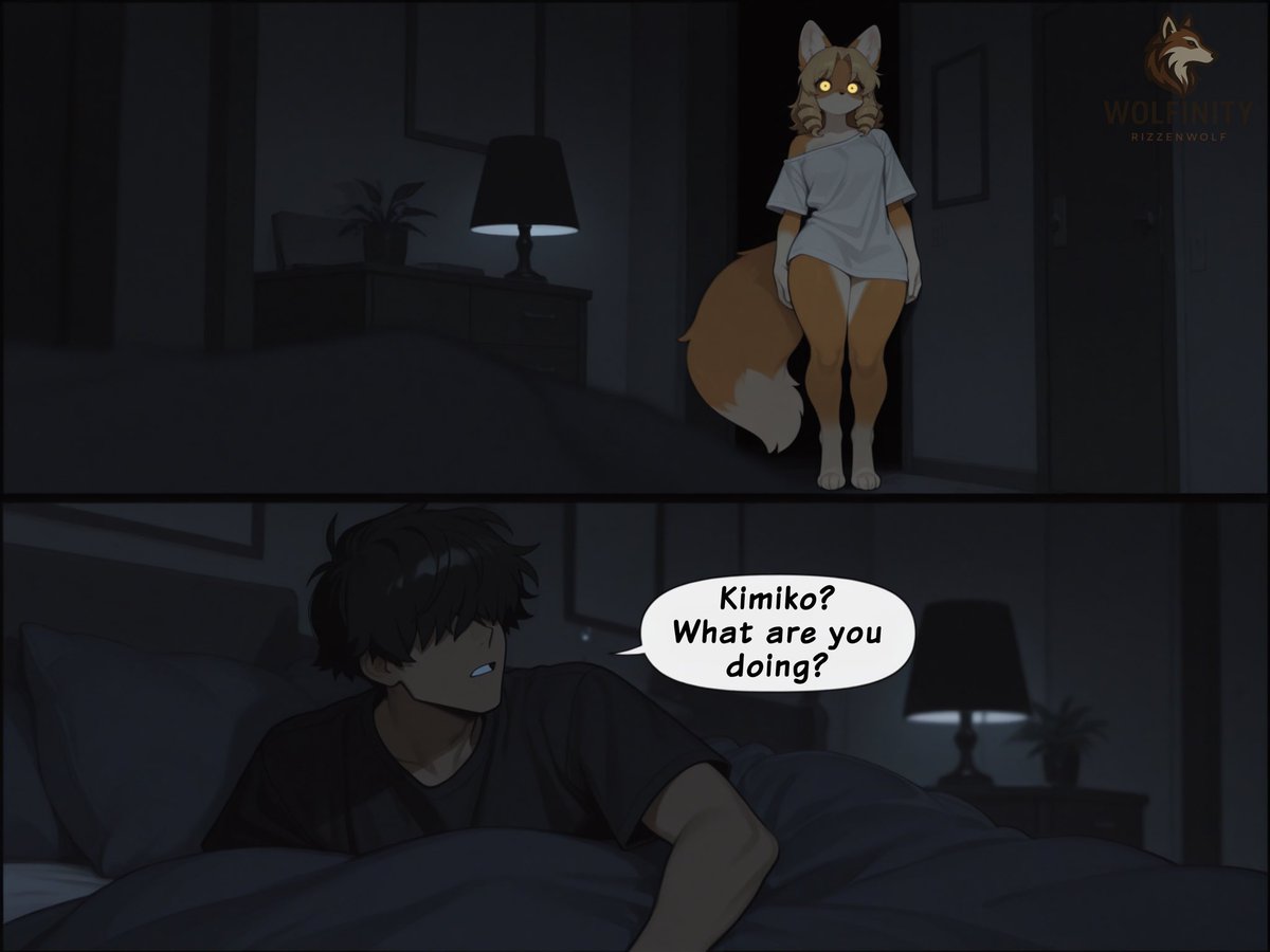 WolfinityAI's tweet photo. You could say she’s obsessed with you 🦊 https://t.co/3DKIxxa6Rc