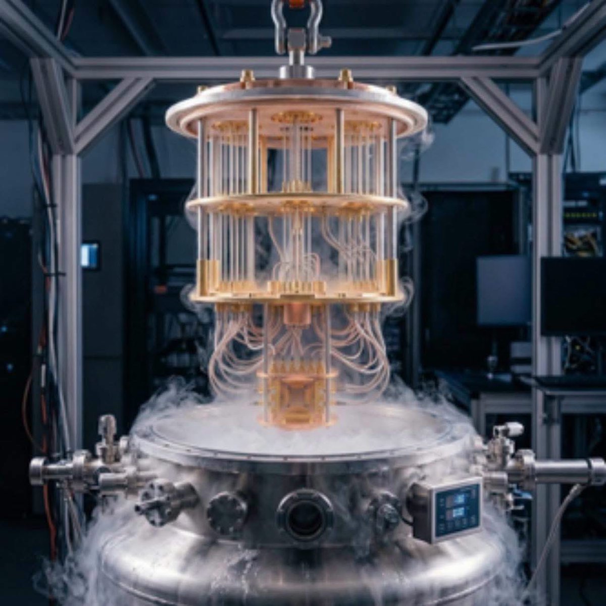 Analyst__Jim's tweet photo. 🚨 #NVDA is pushing further into quantum computing.

NVIDIA reportedly ran a record 104-qubit fault-tolerant quantum simulation using 8,192 GPUs at Europ E's JUPITER supercomputer.

The interesting part? The simulation validated a technique that could potentially reduce the number of physical qubits nee Ded by up to 90%.

At the same time, #GOOGL is working on a similar approach using actual quantum hardware, while Anthr Opic is exploring AI-designed quantum circuits.

It's an interesting convergence of AI + GPUs + classical supercomputing + quantum computing.

Quantum hardware is still developing, but the tools being built around it are moving quickly. 👀

#QuantumComputing #Technology