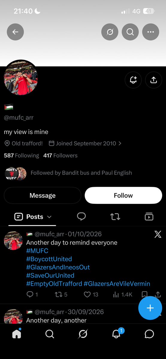 alwaysMadManC87's tweet photo. @MUFC_RA @UnitedRed86 @mufc_arr ⚠️⚠️ This Account  ⚠️⚠️ https://t.co/cSXv8WkCPU