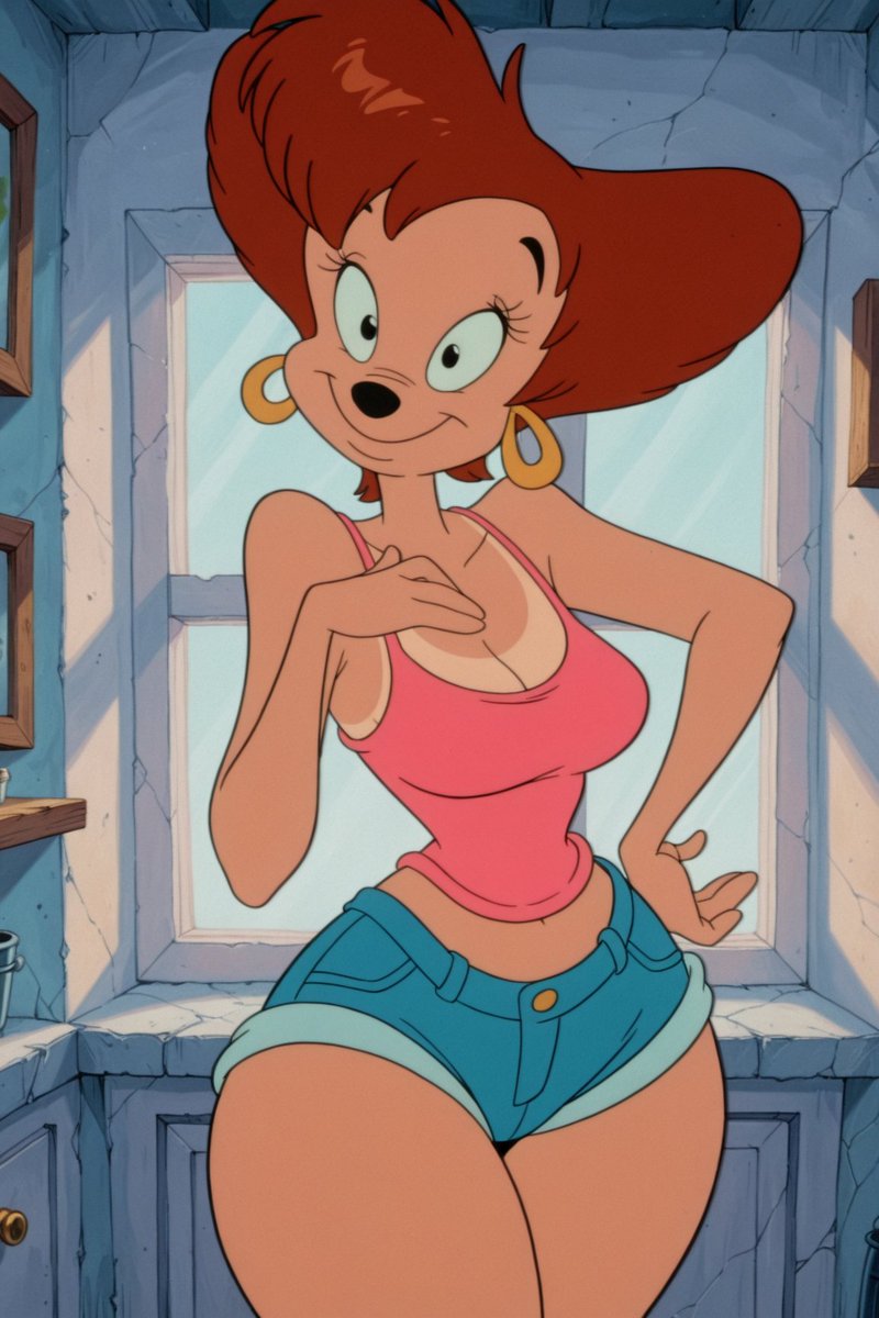 Alice_animate's tweet photo. Peg from goof troop ❤️‍🔥

#AIart #AIイラスト https://t.co/CLgSced2hg