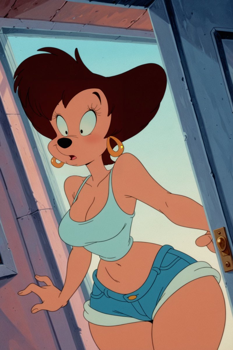 Alice_animate's tweet photo. Peg from goof troop ❤️‍🔥

#AIart #AIイラスト https://t.co/CLgSced2hg