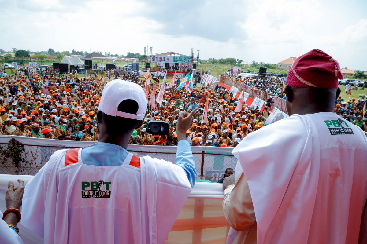 RealBushariSMA's tweet photo. Earlier today, I joined His Excellency Governor @RealAARahman AbdulRahman AbdulRazaq (CON), State APC Chairman Prince Sunday Fagbemi, @realsafagbemi my fellow APC candidates, as well as leaders, chieftains and members of our party for the inauguration of the President @officialABAT Ahmed Tinubu (PBAT) Door-to-Door @PBATDoor2Door Movement in Kwara.

The group, which is led nationally by High Chief Government Ekpemupolo (aka Tompolo), aims to complement efforts of the APC structure in mobilising support for the re-election of President Tinubu across the country. I participated actively in its inauguration proceedings at the Adewole Baseball Park Ilorin as part of my commitment to party, collaborative efforts, and grassroots engagement.

Similarly, I graced the 2026 Kwara Youth Progressive Conference organised by the Kwara Progressive Media Organisation (KPMO). The platform gave me the opportunity to again touch base with a critical segment of our party, which included young people, media supporters and influencers. I thanked them for the good job they are doing, their dedication to APC, and fervent promotion of the administration, while also charging them to stay the course and continue to mobilise support for APC and all our candidates across the board.

Measured against the records of Governor AbdulRahman AbdulRazaq in youth inclusion and gender parity, I specifically mentioned that the future of Kwara, especially of the youth and women, is better secured under the APC. I urged young people to consider the 2027 ballot as their personal project by voting for all APC candidates. 

Rafiu Ajakaye, PhD | @rafiuajakaye 
APC House of Representatives Candidate for Ifelodun/Offa/Oyun Federal Constituency 
#Asojurere #iwajulanlo