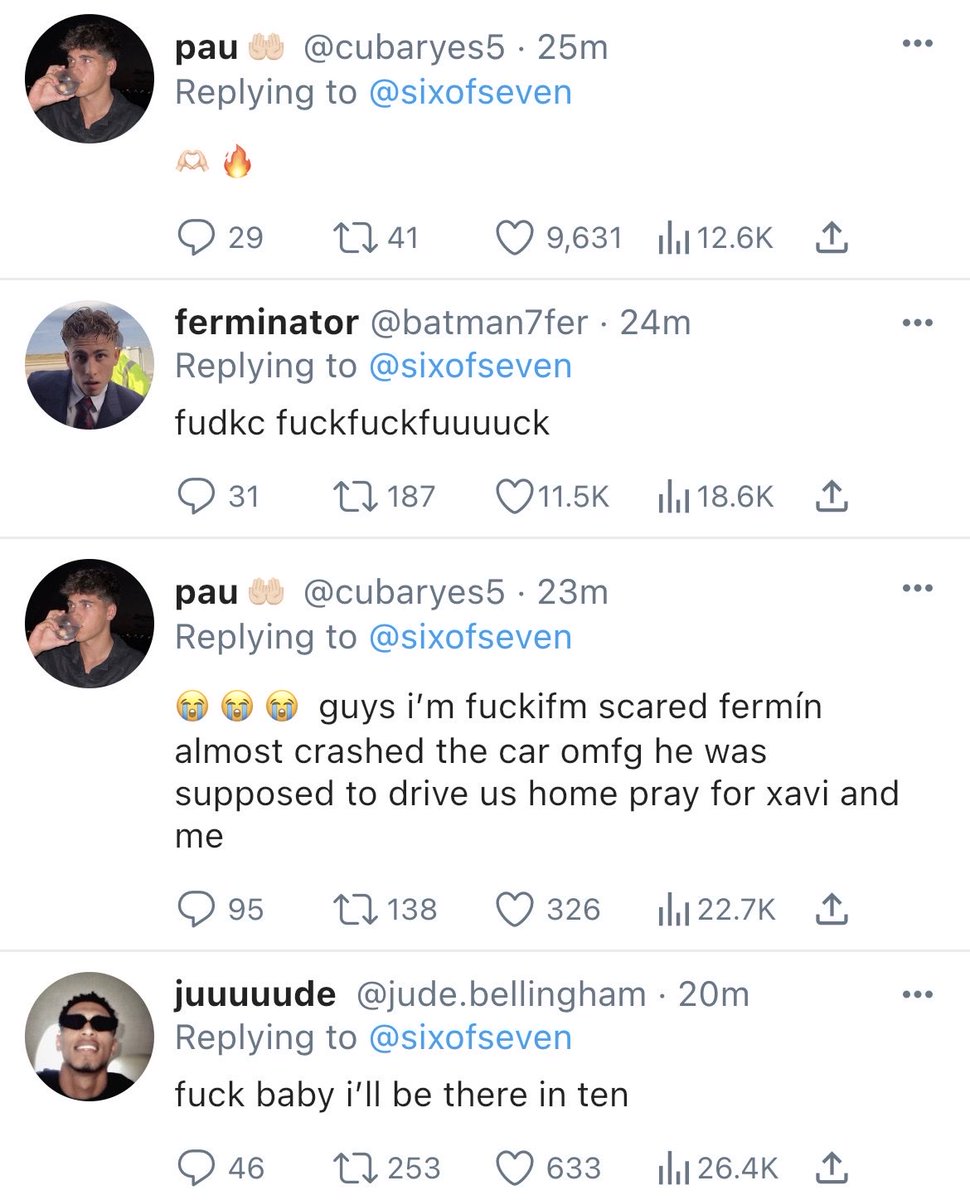 gavicentric's tweet photo. pablito gets a piercing and the whole house goes mad, specially fermín 😌 #gavmin + #everyonexgavi ❤️‍🩹 (a very very very short thread) https://t.co/ADKpzxgxSp