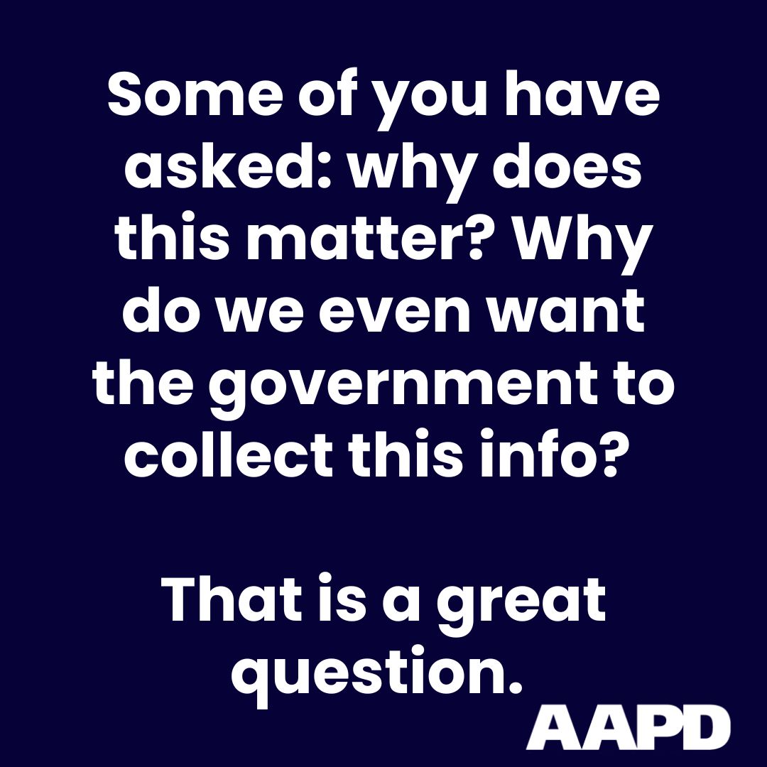 AAPD's tweet photo. There's still time to submit a comment opposing the changes to the National Health Interview Survey (NHIS). Comments close October 20th at 11:59 PM ET  Leave a comment: https://t.co/wbwPEGLHoe https://t.co/kPzRw04RTy