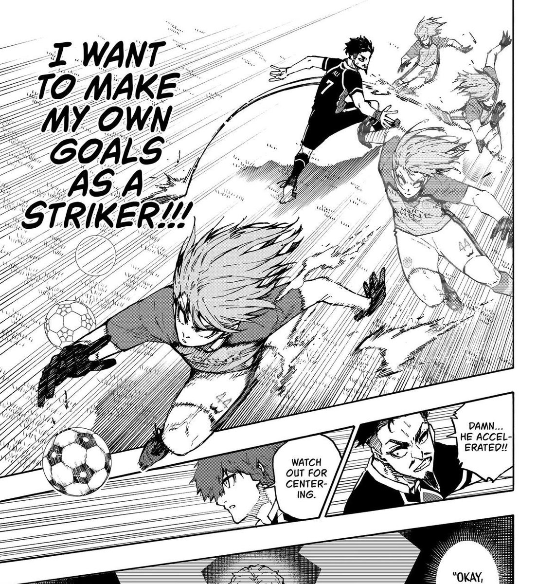 luiitoshi's tweet photo. Chigiri passing the ball instead of trying to score in todays leaks was #something https://t.co/rq5qj78Nd2