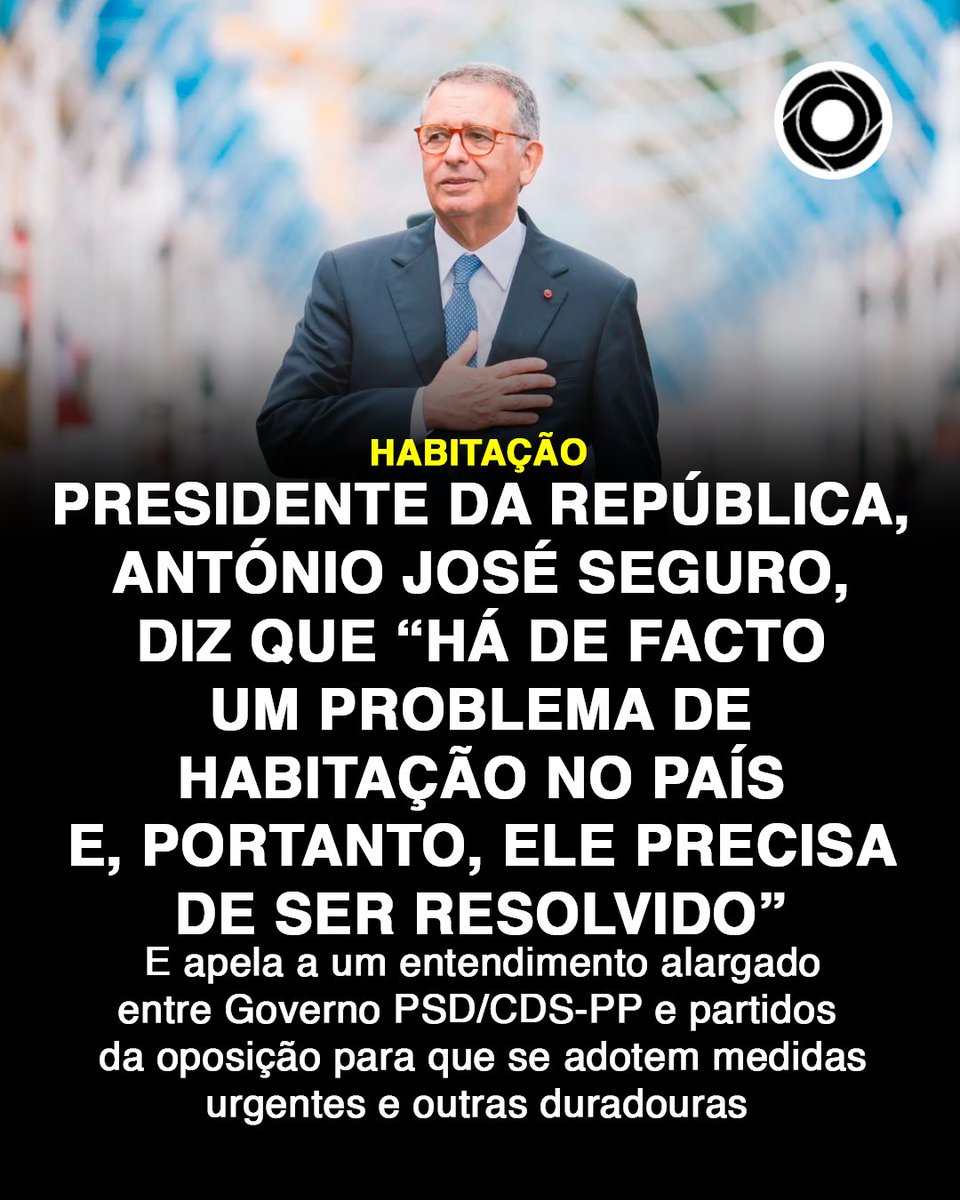 comculturaearte's tweet photo. O Presidente da República apelou hoje a um entendimento alargado entre Governo PSD/CDS-PP e partidos da oposição para que se adotem medidas urgentes e outras duradouras para a habitação “com o contributo de todos”.

Sabe mais: https://t.co/5CtVbDJkEL https://t.co/mMdCfx1sHX