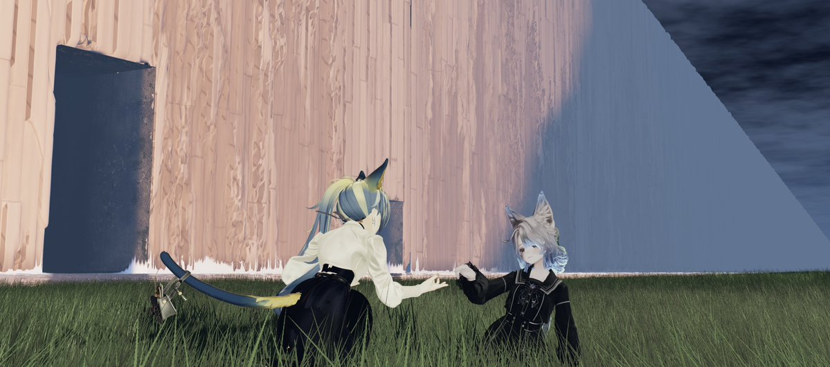 G41TAT's tweet photo. 即便是到达世界的尽头
我也想再多抱你五秒钟

#Marycia3D 
#VRChat https://t.co/MFWBobl06C