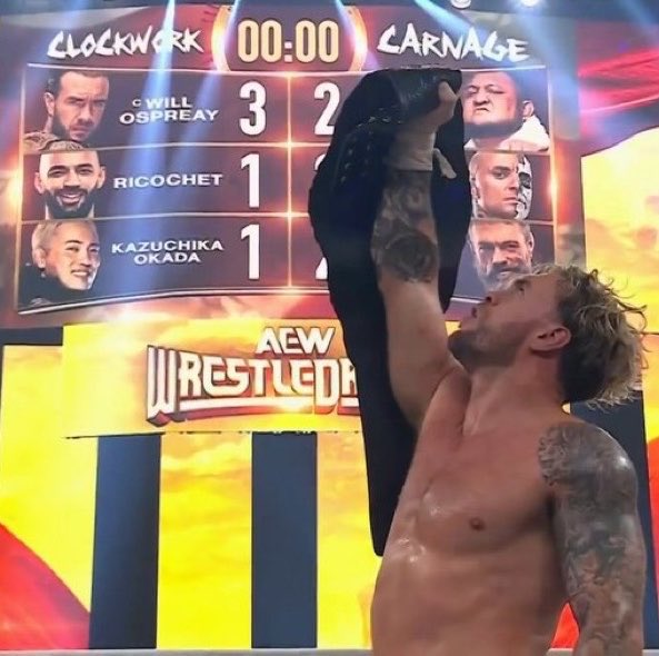 junkiespod's tweet photo. ⏳ 90 MINUTES!

🏆 Ospreay survives Clockwork Carnage
🐉 Ilja Dragunov is ALL ELITE!
📼 The Toni Storm Tapes
📊 Checking the TRNBCKL Pulse
🔵 SmackDown fallout
⚠️ Crown Jewel security concerns
🔴 Raw preview

🕖 7 PM ET | YouTube

Pull up a seat! #WrestlingJunkies https://t.co/SAjfAWq0yw