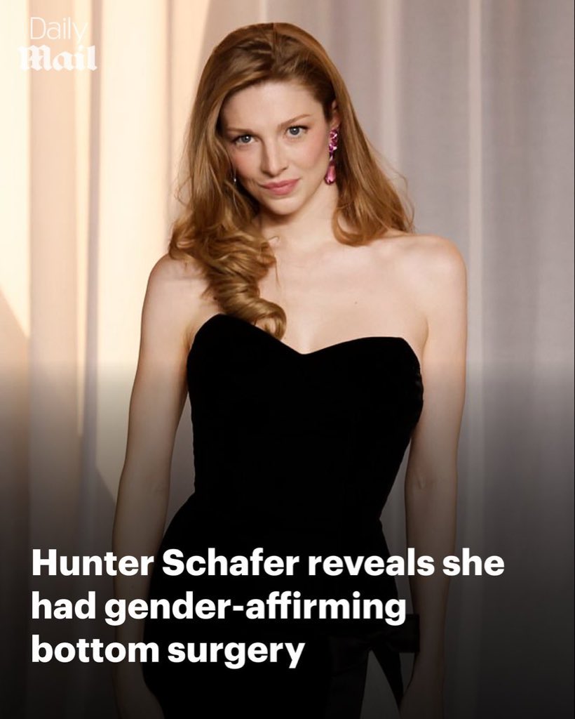 thepeacepoet99's tweet photo. Unlike Hunter Schafer, I am a woman. 

And because I am a woman, I have never needed to get my non-existent penis or testicles surgically amputated.

Hope this helps! https://t.co/fUvWmlrjLM