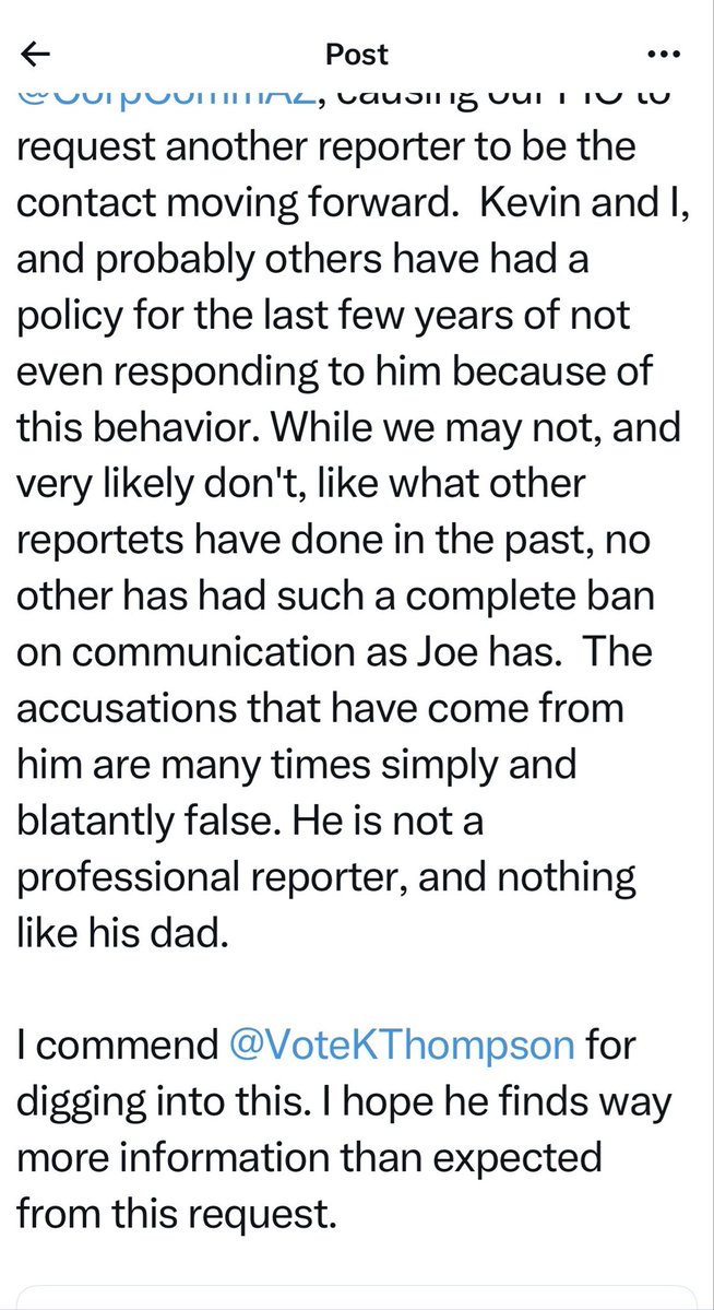 ChampPR's tweet photo. 1st, thanks AZ voters for firing whiny POS Commissioner Nick Myers from ACC. Thompson deserves to be fired too as he’s been busy rubber stamping rate hikes &amp; doing his data center client side hustle over past 4 yrs. @JoeDanaReports has literally been doing the job they won’t do. https://t.co/vsdIg5mgUx
