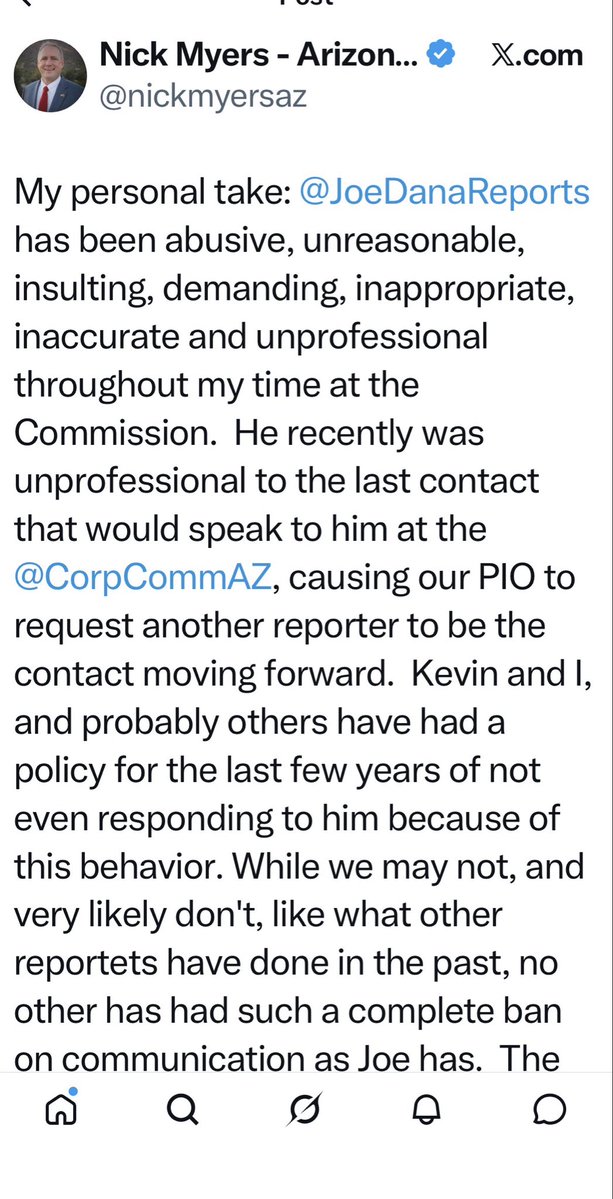 ChampPR's tweet photo. 1st, thanks AZ voters for firing whiny POS Commissioner Nick Myers from ACC. Thompson deserves to be fired too as he’s been busy rubber stamping rate hikes &amp; doing his data center client side hustle over past 4 yrs. @JoeDanaReports has literally been doing the job they won’t do. https://t.co/vsdIg5mgUx