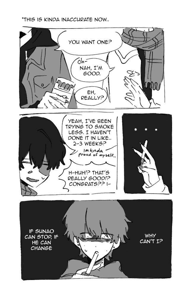 Tsukoi_'s tweet photo. Condensed and shittly drawn versions of cigarette related stuff i had in mind.. I shouldve drawn these EARLIER https://t.co/13ihR8PsZE
