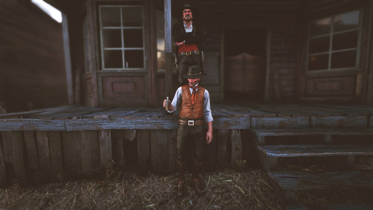 TigressRoaming's tweet photo. Just a couple of divas in the nitty gritty of Valentine.

(Two parter; rest of photoshoot in replies)

#rdrtwt #rdr2twt #RedDeadRedemption2 #RDR2 #RockstarGames #videogames #virtualphotography #VPWorld #VPRT https://t.co/IRXUylrZvA