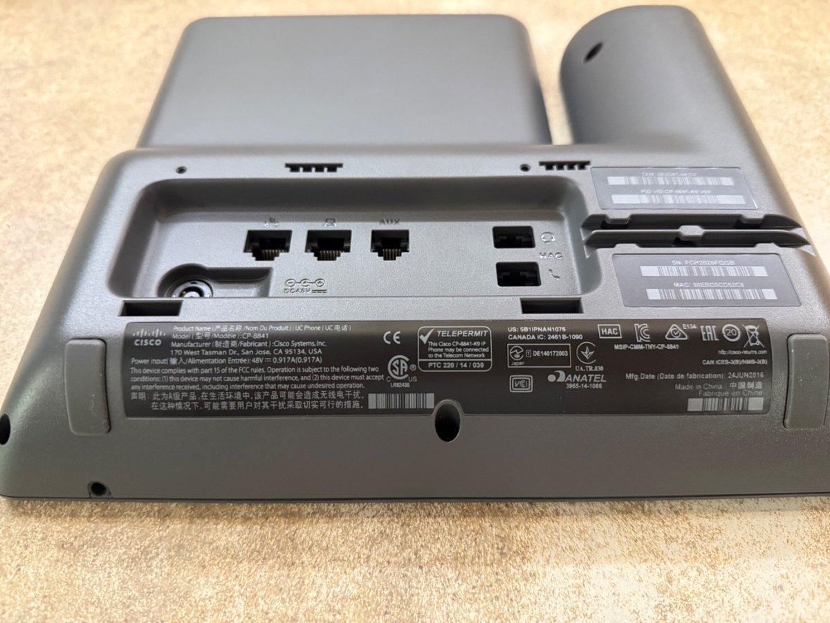 AstroBo04832444's tweet photo. Cisco 8841 Phones https://t.co/JmpDVvQOsY