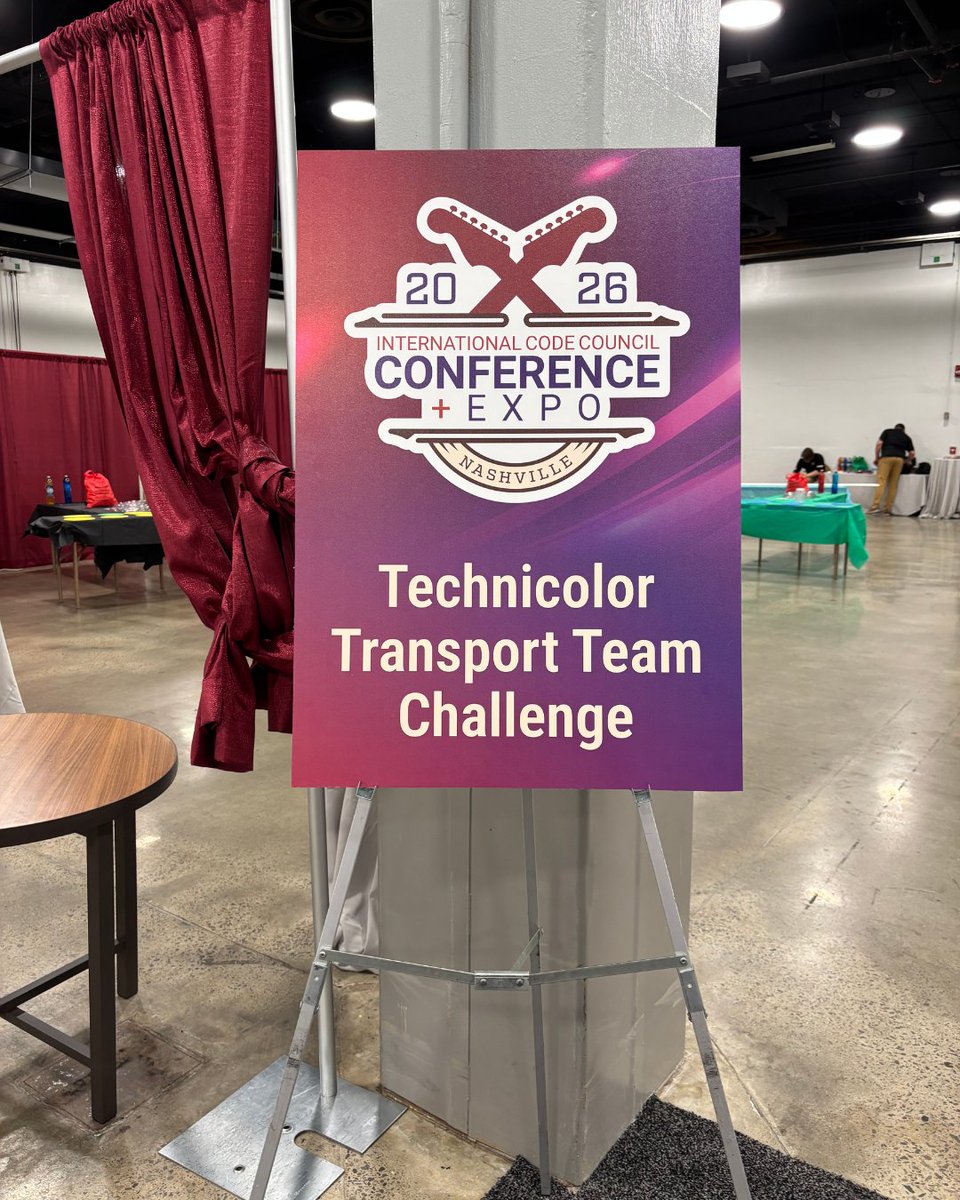 IntlCodeCouncil's tweet photo. The Technicolor Transport Team Challenge returns this year, allowing attendees to team up to design and build a working machine that correctly transports different fluids to specific locations.

The fun takes place in the Expo Hall until 6. https://t.co/J43A5urp5V