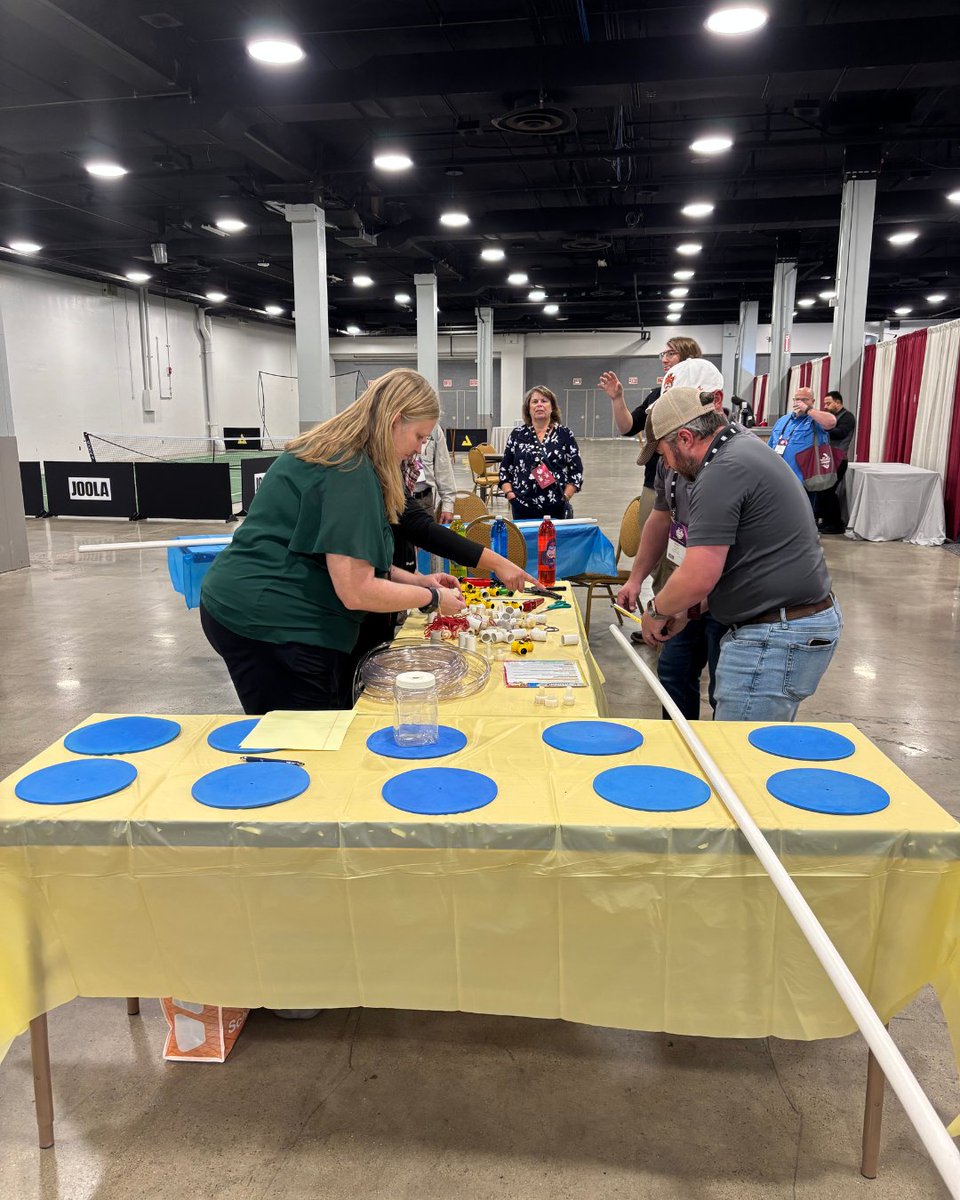 IntlCodeCouncil's tweet photo. The Technicolor Transport Team Challenge returns this year, allowing attendees to team up to design and build a working machine that correctly transports different fluids to specific locations.

The fun takes place in the Expo Hall until 6. https://t.co/J43A5urp5V